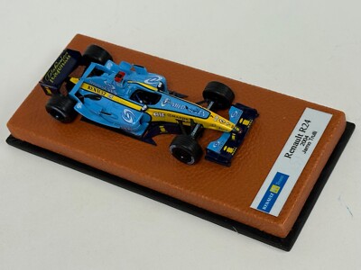 1/43 Renault R24 from 2004 F1 Season of Jarno Trulli Leather base