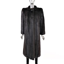 Black Mink Coat- Size L