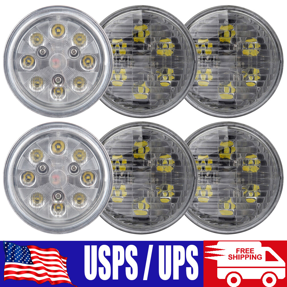 6pcs LED Work Lights Coversion Bulb Kit For John Deere 4030 4230 4430 4630 12V