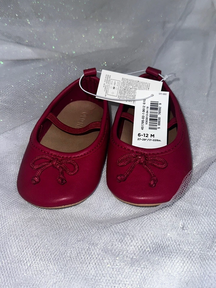 Old Navy Red Baby Girl Shoes 6-12 M - Image 4 of 4
