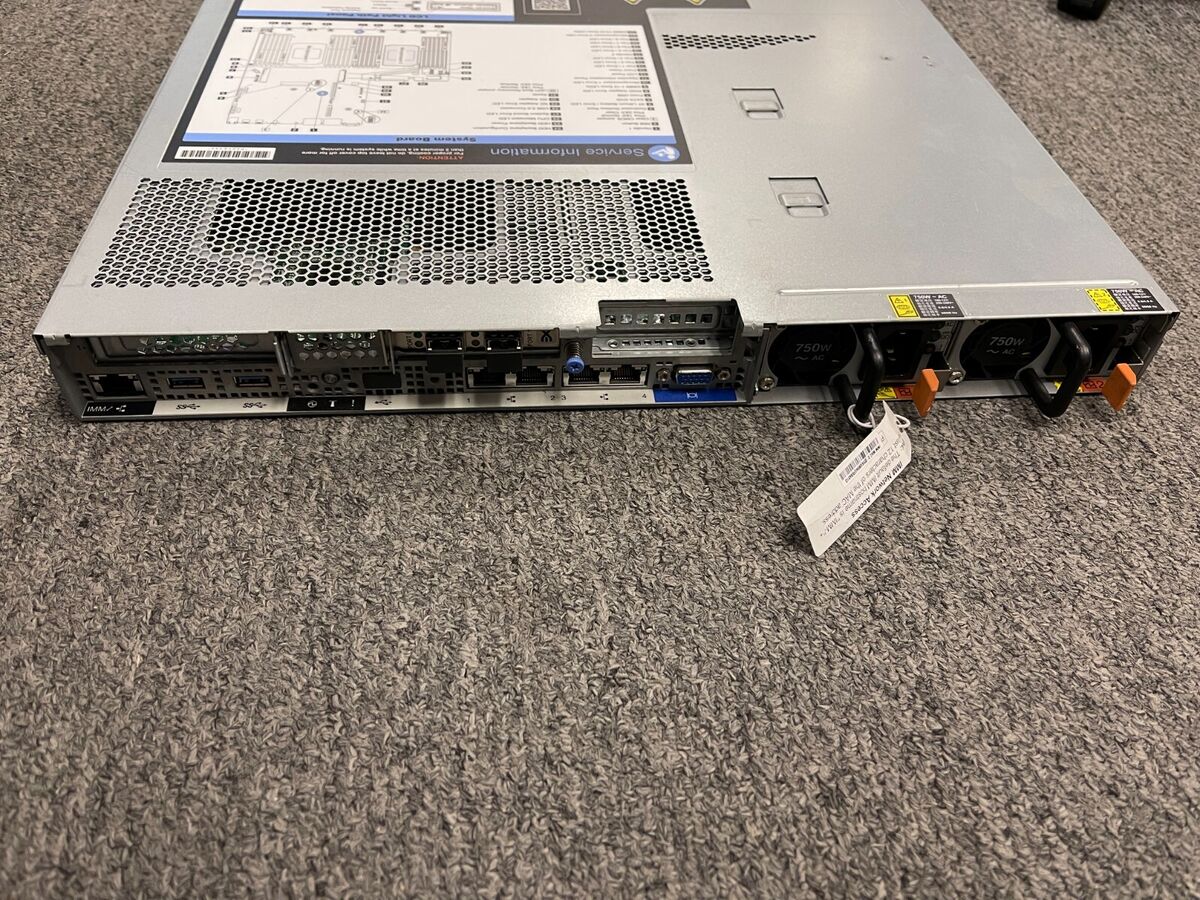 IBM Lenovo X3550 M5 Server 2 X E5-2620 v4 384GB RAM 10 X 1TB IBM Lenovo X3550 M5 Server 2 X E5-2620 v4 384GB RAM 10 X 1TB