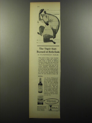 1956 Alcoa Aluminum Ad - The Tapir that burned at both ends