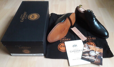 Cheaney Lime Classic Oxford Black Calf Leather UK6.5 (inkl. Schuhspannern)