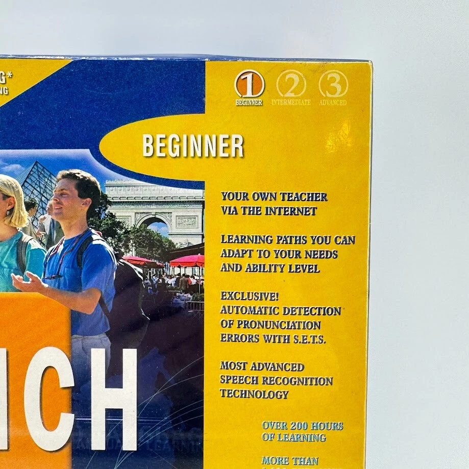 Tell Me More French: Beginner Level 1 Windows 98 Software w/ Headset NEW/SEALED - Image 4 of 4