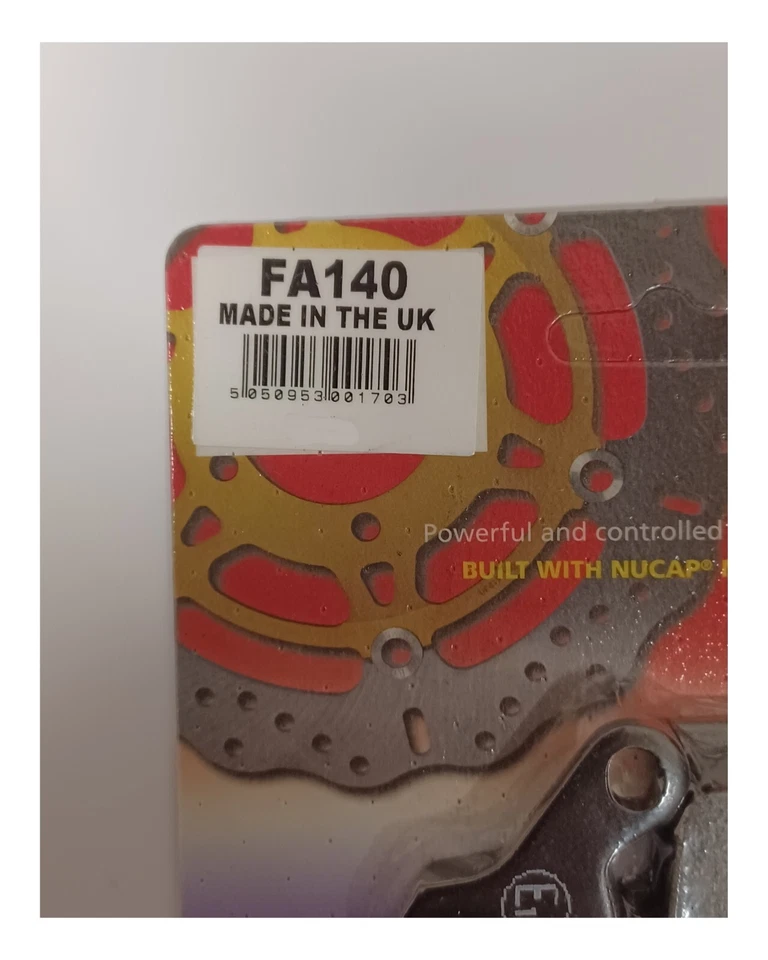 Pastillas de freno de disco delanteras y traseras EBC orgánicas para HONDA CTX700 (2014 a 2021) Foto 4 de 4