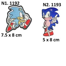 Sonic The Hedgehog Super Fast Game Embroidered Iron Sew On patch Jacket Jeans