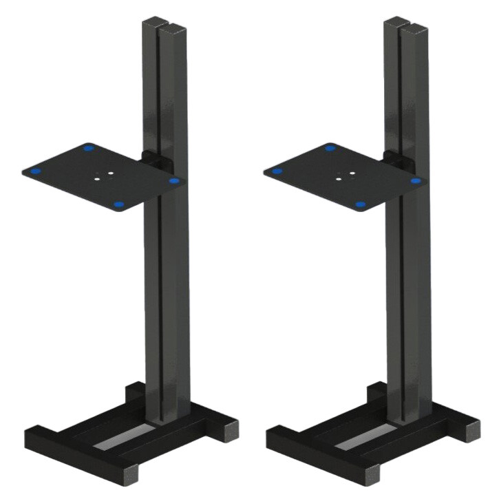 Звуковые крепления ADJ1 44 Регулируемая подставка для монитора с платформой 10x14 - Пара