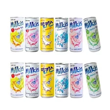 Lotte Milkis 6 Flavors Combo (Original Apple Melon Peach Banana & Strawberry)...