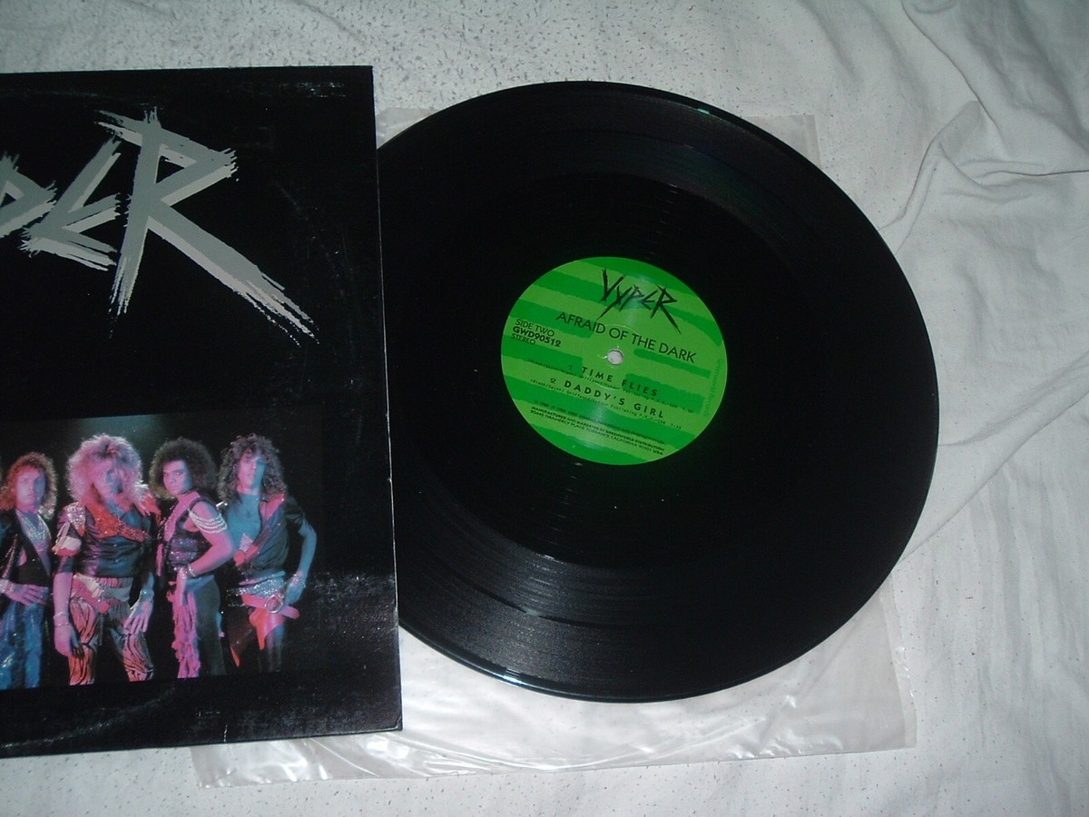 VYPER Prepared To Strike '84 + Afraid Of The Dark '85 2LP lot ORIG