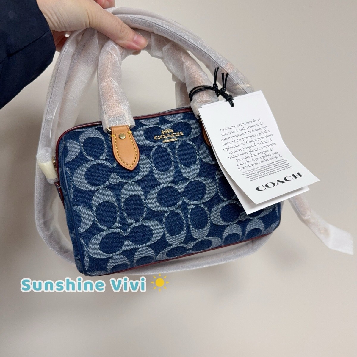 NWT Limited Coach Mini Rowan Crossbody Bag In Signature