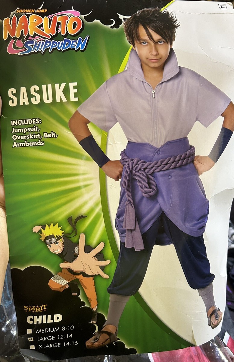 Naruto Sasuke Child Costume large 12-14 | eBay.de, image size:777x1200