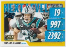 Christian McCaffrey 2020 Score Next Level Stats Gold #2 Panthers