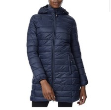 Geographical Norway Women’s Areca Lady Long Hooded Jacket In Size S(10) Rrp £115