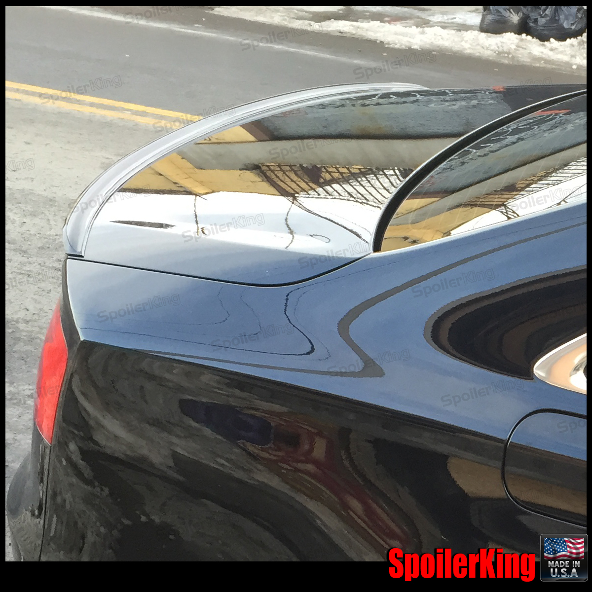 SpoilerKing Rear Window Spoiler For Volkswagen Jetta 2011-2018 - Unpainted Polyurethane