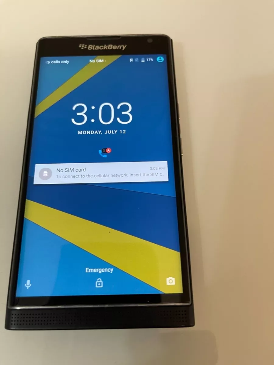 BlackBerry Priv Black Android SIM - アンドロイド