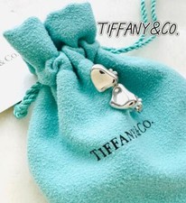 Tiffany earrings full heart 925 silver with storage bag