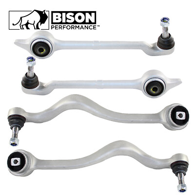 Bison Performance 4pc Front Lower Forward & Rearward Control Arm Kit For BMW E39