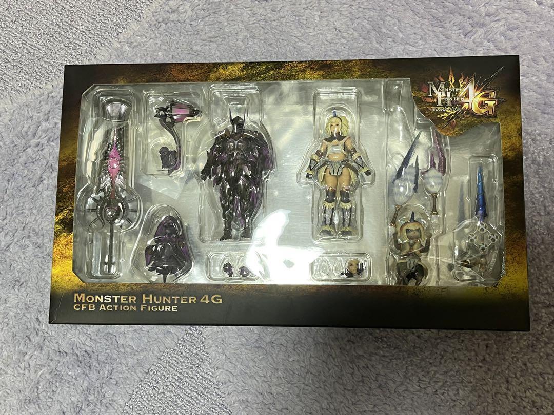 Monster Hunter 4G Fully Movable CFB Action Model Set of 4 Figures