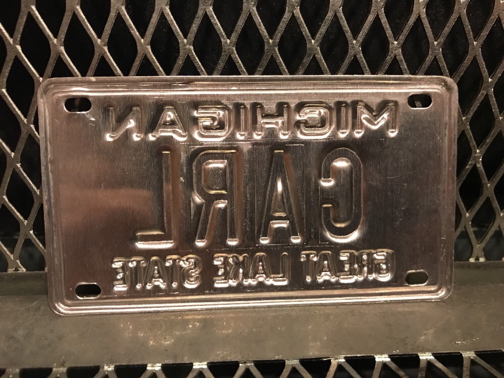 Great Lake　60年代～ CARL Vintage 60s MICHIGAN GREAT LAKE STATE Bicycle Vanity Metal