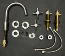 Phylrich D135/26D Lavatory Faucet in Satin Chrome (slight imperfections)