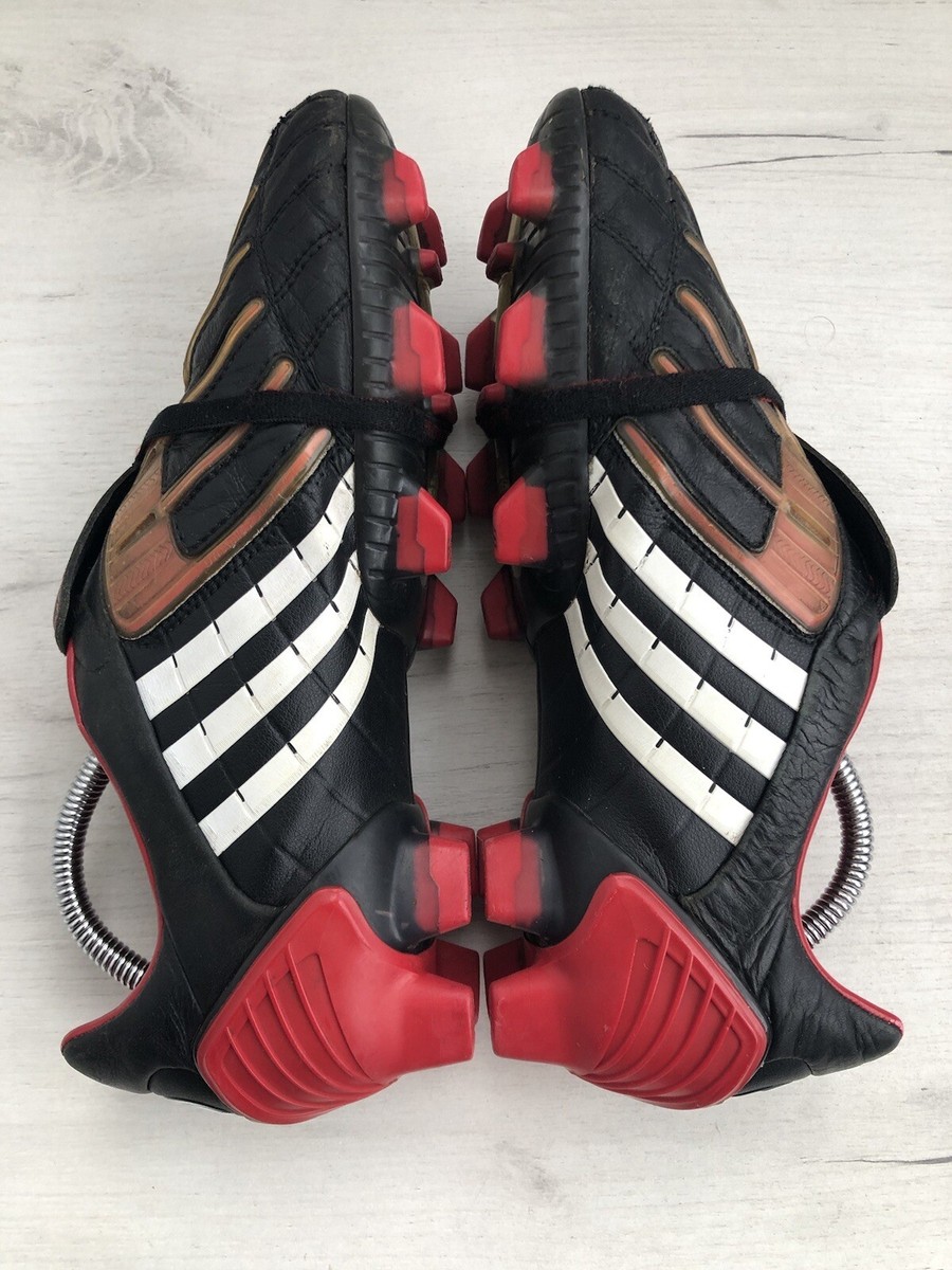 Adidas Predator Powerswerve TRX FG Rare Leather Black Red Soccer