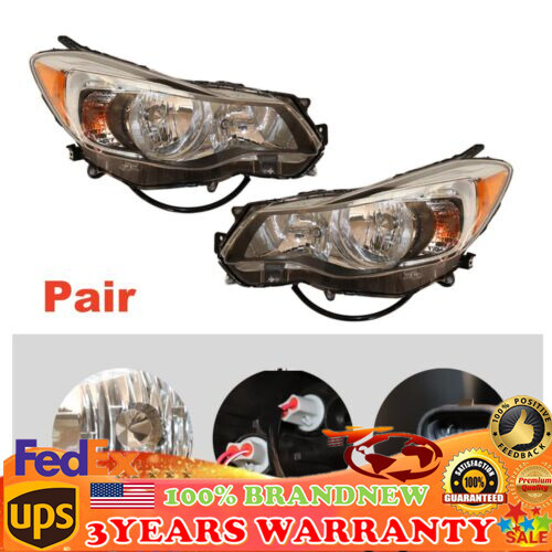 Driver Side Halogen Headlight For 2018-2021 Subaru Crosstrek & Impreza - Includes Bulbs 13 thumbnail image