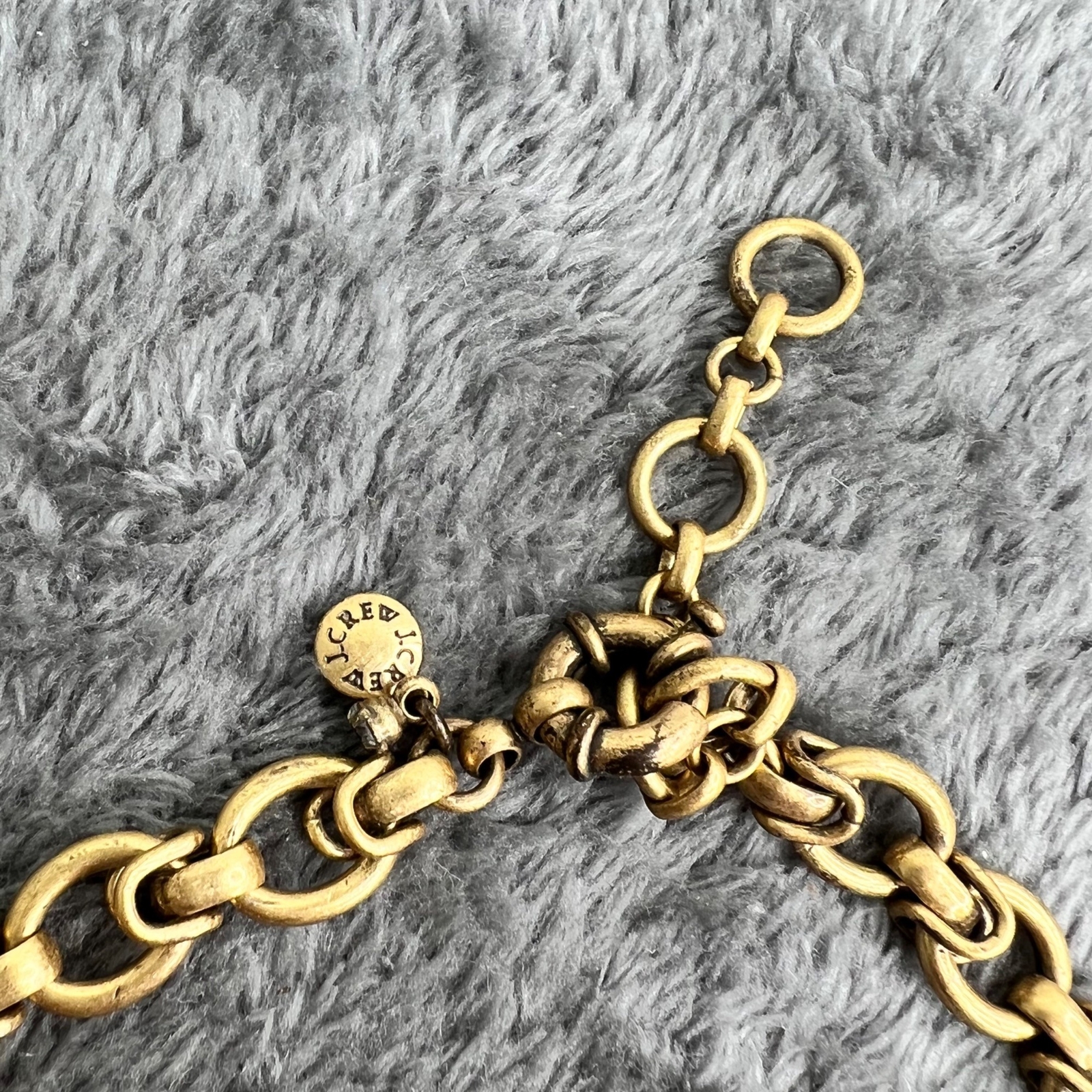 J Crew Statement Necklace Chunky Dagger Pineapple… - image 6