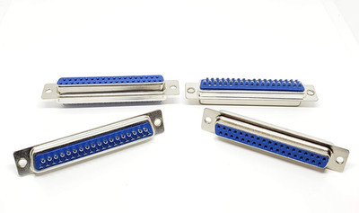 Connectors Pro - 10 Pack DB37 Female D-Sub 37P Solder Cup 37F Pins RS232 Connect