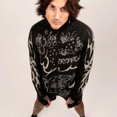 Drop Dead Clothing Running From My Demons Windbreaker Jacket