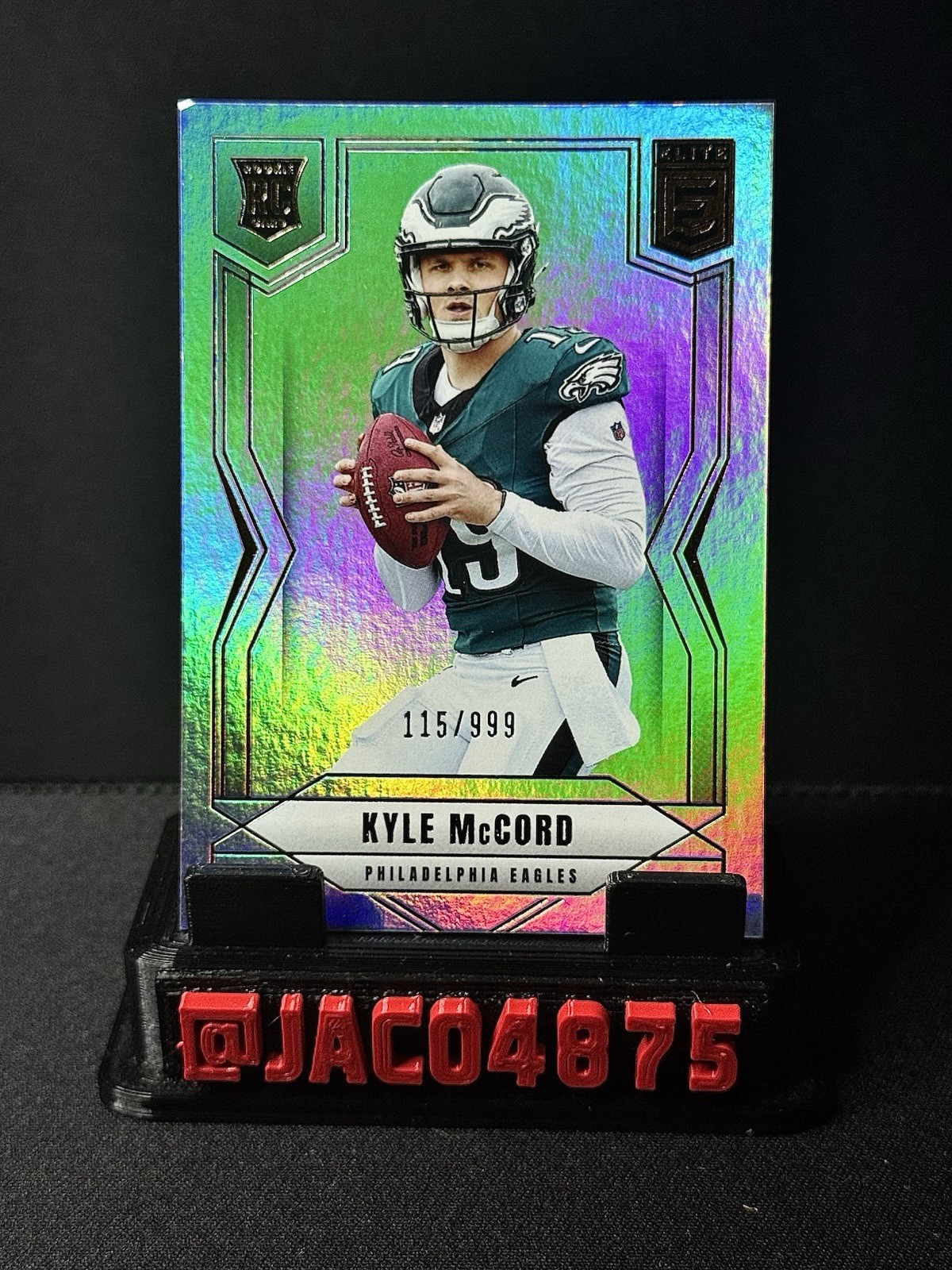 2025 Panini Donruss Elite Kyle McCord Rookie #/999 #171 RC Philadelphia Eagles
