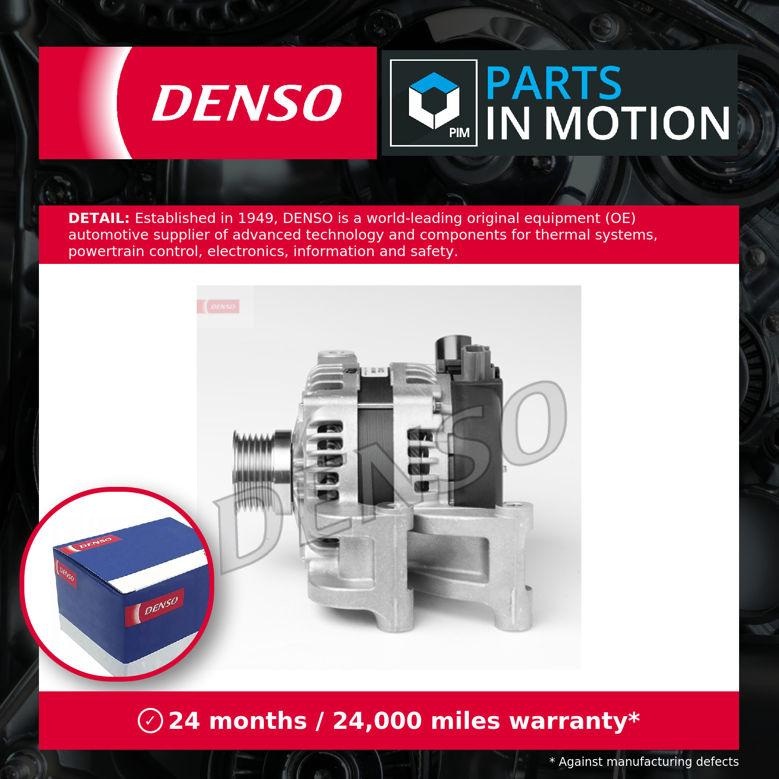Alternator 14V 120A Charging Current Fits Ford C-Max Focus Focus C-Max DENSO - Image 7