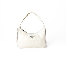 Borsa a tracolla Prada Re-Edition 2000 - bianco/alabastro