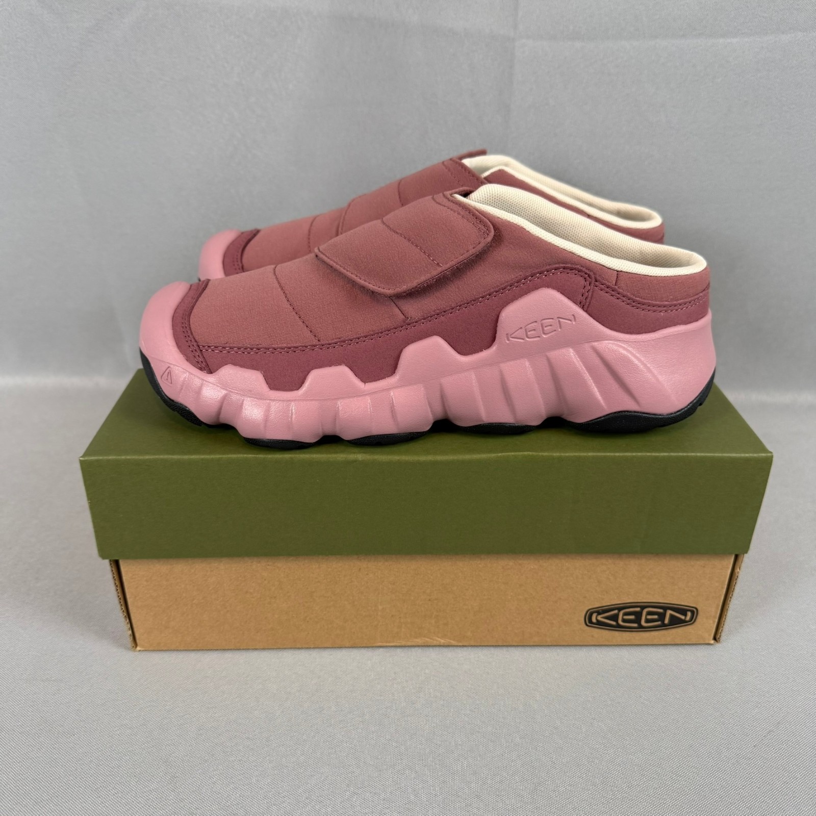 Scarpe Keen Hypower Wrap donna 8 5 rosa marrone slip on comode 1030106 nuove con scatola