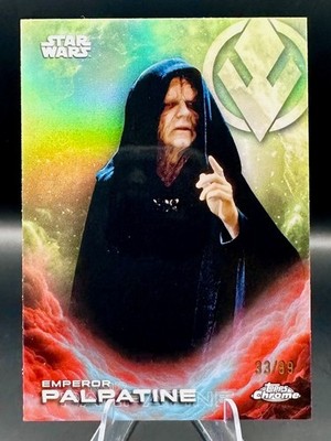 2025 Topps Chrome Star Wars Emporer Palpatine #CE-15 Green Refractor /99 - Jedi