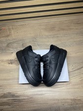 Image of Nike Air Force 1 Low Easyon Toddlers Triple Black - UK 4.5 - FN0236001 RRP £70