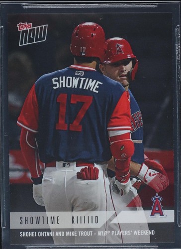 2018 Topps Now Shohei Ohtani #502 RC PSA 10 Gem Rookie Mike Trout 