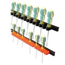 2PCS Magnetic Screwdriver Organizer,Service Truck Tool Organizer Magnetic 