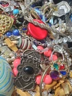 3 Lbs. Vintage to Modern Costume Jewelry Junk Tangled Estate Craft Lot (Lt # VV)