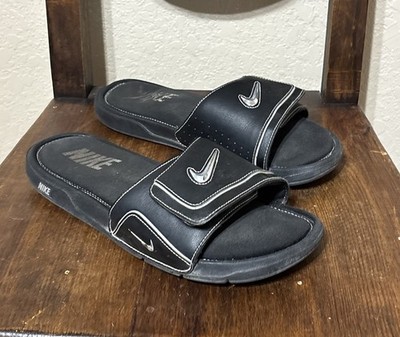 Nike Comfort Slide 2 Sandals Black Silver Slides Mens 8 Memory Foam 415205-002 Nike COMFORT Slide 2 Sandal Men main image 4