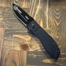 CRKT Prowess Ken Onion Design Liner Lock Folding Pocket Knife Black Used Branded