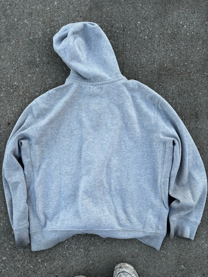 Polo Ralph Lauren Para Hombre Cremallera Completa Peso Pesado Sudadera con Capucha Gris Talla 2XL Foto 4 de 4