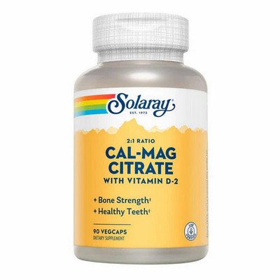 Cal-Mag Citrate With Vitamin D-2 2:1 Ratio 90 Veg Caps