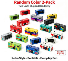 2pcs Mini Camera Keychain Portable Thumb with 0.96'' Screen Pocket Camera 1080P