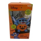 Gemmy Halloween Stitch Pumpkin 22" Tall Airdorable Inflatable Indoor Use Lilo