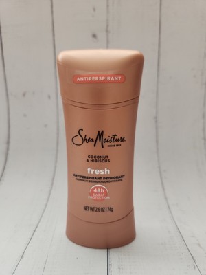 Shea Moisture Coconut & Hibiscus Fresh Deodorant, 2.6 fl oz, Exp: 02-2027 
