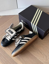 Wales Bonner adidas Samba Pony Tonal Low Core Black Cream White IE0580