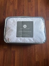 Hotel Collection White Goose Down Medium Pillow Standard Queen - NWT