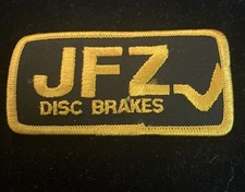 Vintage Jfz Disc Brakes Dealer Service Racing Uniform Patch