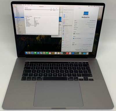 Apple MacBook Pro A2141 16'' i7 9. Gen 16GB RAM 500GB NVMe Grade C GBR