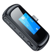 2 In 1 Wireless Audio 3.5mm Aux Adapter Car Bluetooth 5.0 Transmitter Receiver J